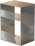 3-Layer Metal Storage Side Table, Square Sofa Side Tables, Simple End Table, Small Accent Tables for Living Room, Bedroom