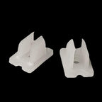 Pack of 100 Silicone Neon Mounting Clips Holder LED Strip Clips Bracket Support Fixing Clamps Accessories for 5-6mm Light