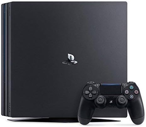 Sony PlayStation 4 Pro 1TB Two Controller Bundle: PlayStation 4 1TB Pro Console Jet Black, 2 DUALSHOCK 4 Wireless Controllers (Renewed)