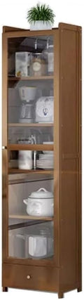Entryway Cabinet Dining Room Sideboard with Door Drawer Storage Cabinet Kitchen Refrigerator Gap Cabinet Floor Living Room Tea Cabinet Sideboard Storage Cabinet