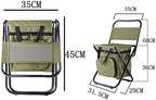 Fishing Chair Movable Refrigerator Keep Warm Cold Portable Folding Beach Seat Camping Chairs Stool