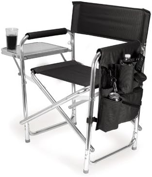 Personalized Imprinted Sports Director Chair with Side Table and Pocket