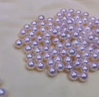 Sooyee Art Faux Pearls 2100+Pcs 6mm Ivory Loose Beads no Hole for Vase Fillers, Hold Brush Lipstick Eyeliner, Table Scatter, Wedding, Birthday Party Home Decoration