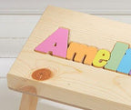 Damhorst Toys Child's Name Puzzle Stool Pastel Letters