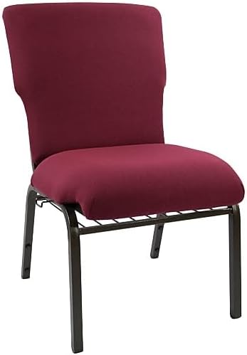 Flash Furniture Advantage Maroon Discount Church Chair - 21 in. Wide