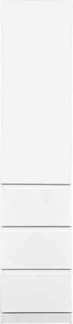 71" Tall Kitchen Pantry Cabinet with Storage, Modern Kitchen Storage Cabinet with 3 Drawers and Cabinet Door Organzier, Kitchen Cupboard with Adjustable Shelves for Dining Room, White