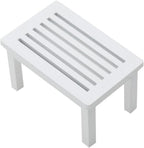 1Pc Hollow Emulation Side Table Lovely Decorative Tea Table Scene Prop (White)