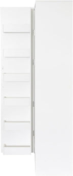 Tall Kitchen Pantry Cabinet with 6 Shelves & 6 Side Racks, 70.87" Storage Cabinet, Freestanding Cupboard for Kitchen, Dining Room, Bathroom, Adjustable Shelving, Modern Design