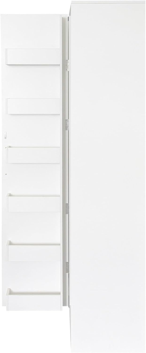 Tall Kitchen Pantry Cabinet with 6 Shelves & 6 Side Racks, 70.87" Storage Cabinet, Freestanding Cupboard for Kitchen, Dining Room, Bathroom, Adjustable Shelving, Modern Design