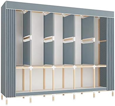 Detachable Wardrobe Steel Frame Thicken Bold Folding Full Hanging Fabric Simple Storage Economy Cloth