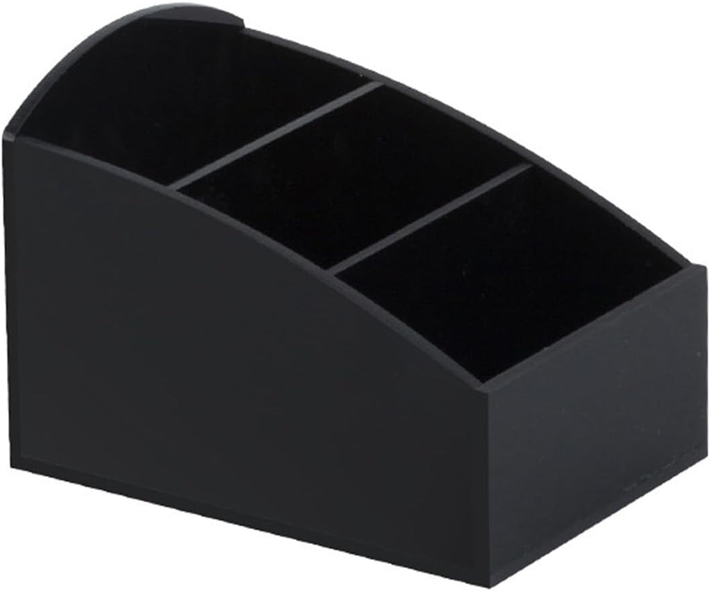 Acrylic Sugar Holder for Coffee Bar,Tea Bag & Sugar Packet Organizer(Black) | Elegant Acrylic Sugar Packet Holder for Coffee Bar: Desktop Decor for Home,Hotel,or Cafe use.