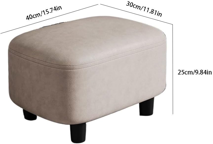 Shoe Bench Household Dressing Stool Footstool Shoe Changing Stool Makeup Stool Suitable for Living Room Bedroom Dressing Room Entryway Bench(D)