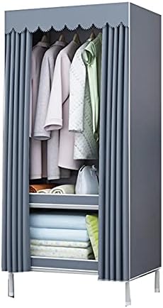 Wardrobe Storage Narrow Wardrobe Wardrobe Organiser Easy to Wash and Quick Dry Good Air Permeability Overall Reinforcement Used for Rental Room Dorm Room (Color : 65X168X45c