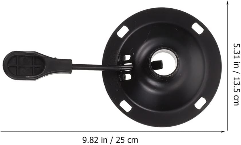 Chair Swivel Tilt Control Mechanism Heavy Duty Round Base Plate for Office Chairs Art Design for Enhanced Comfort and Durability