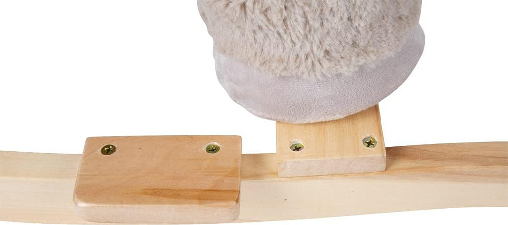 Small Foot Rocking Donkey Animal with Armchair, Handles and Headcollar, Plush Toy from 12 Months, Ref. 12210 Toys, Multicoloured