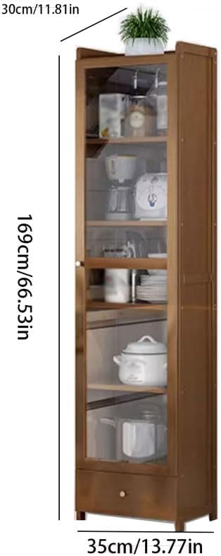 Entryway Cabinet Dining Room Sideboard with Door Drawer Storage Cabinet Kitchen Refrigerator Gap Cabinet Floor Living Room Tea Cabinet Sideboard Storage Cabinet