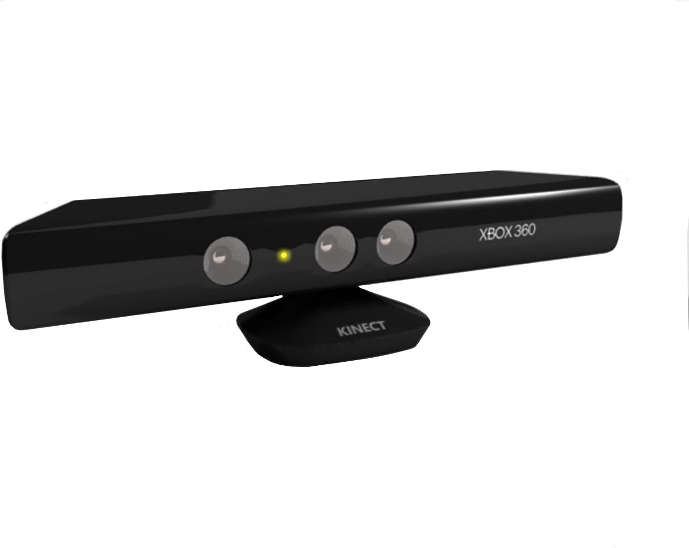 XBOX 360 Microsoft Kinect Sensor Bar Only Black 1414 Wired Motion Sensor Camera (Renewed)