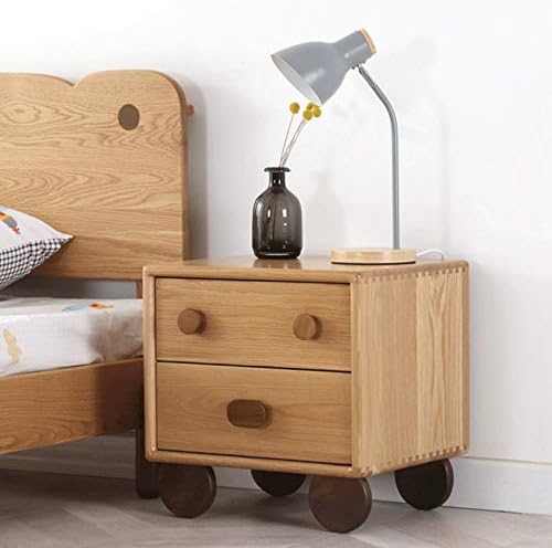 Bedside Tables Nordic Solid Wood Children's Bedside Table Cartoon Shelf Boy and Girl Bedside Cabinet Simple Bedroom Storage Cabinet Coffee Table