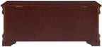 BOWERY HILL Traditional Wood Cedar Blanket Chest, Warm Brown Finish, 47" W x 17" D x 20" H, Cedar-Lined Interior, Solid Pattern, Versatile Storage for Hallway or Master Suite