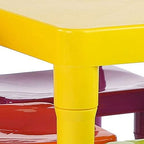 Humble Crew Toddler Table and Chair Set for Kids, Indoor Outdoor, Plastic | Lightweight 5 piece activity desk, easy to clean surface, great for crafts, snacks, and homework in any playroom or bedroom