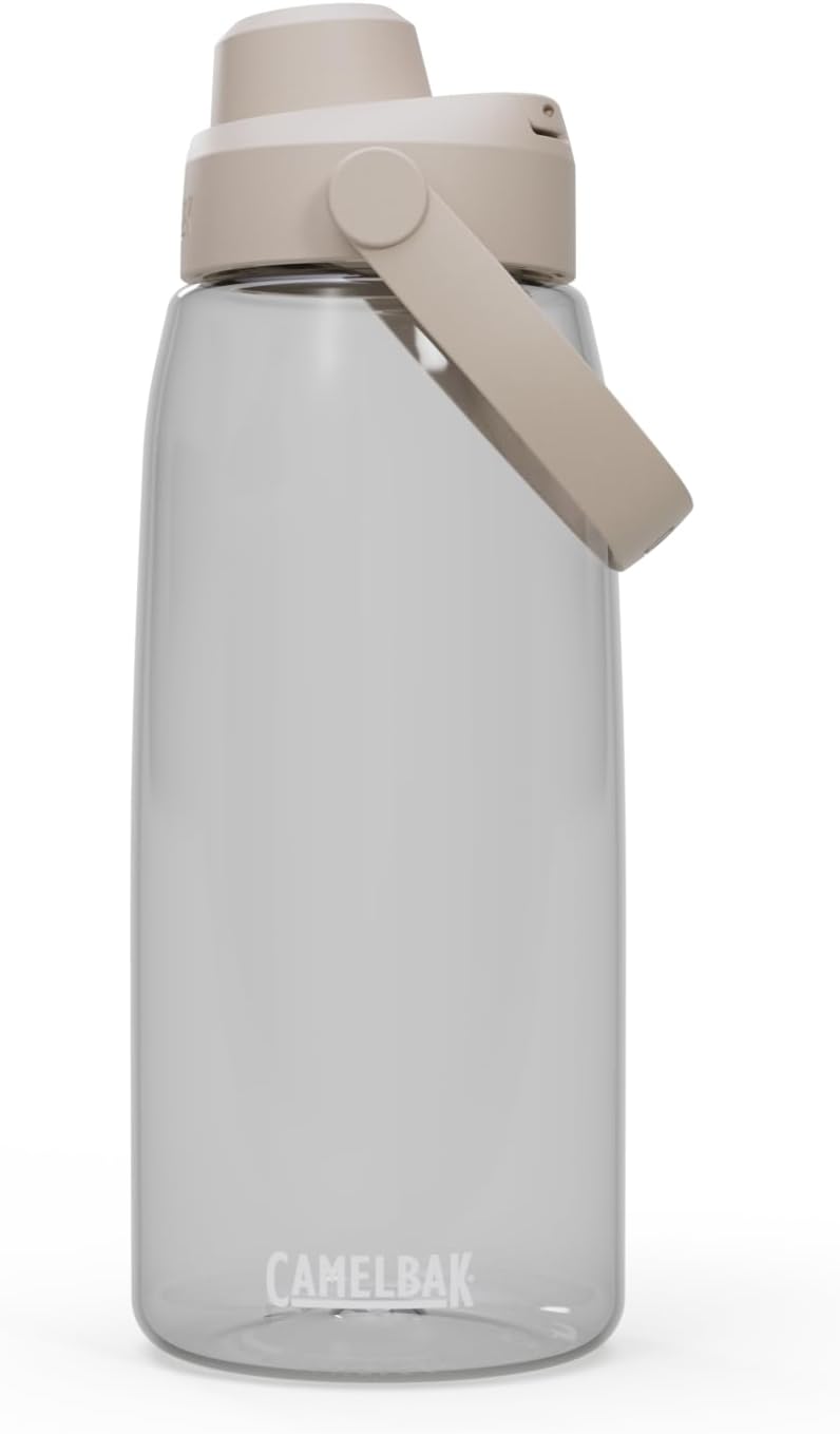 CamelBak Thrive Chug Water Bottle, High Flow Lid Design for Quick Everyday Hydration and Active Use, 32oz, Clear