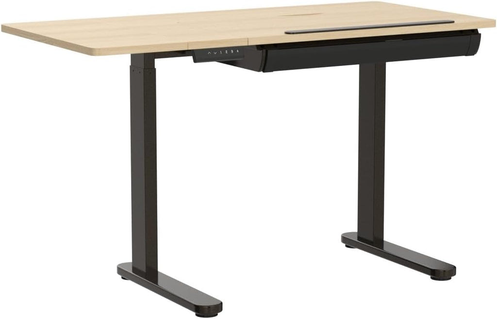 FLEXISPOT Electric Drafting Table Adjustable Height 47.2"x23.6" Standing Drawing Desk Extendable Top Craft Workstation w/Tilting Tabletop, Storage Drawer for Study, Office, Studio, Art, Adult & Kid