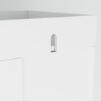 SOFTSEA 75" Tall Kitchen Pantry with 4 Drawers, Kitchen Storage Cabinet with Door Shelves and Pull-Out Trays, Pantry Organizer for Dining Room Office Living Room, White