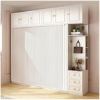 Folded Shutter Cabinet Door Roll Up Doors Waterproof Accordion Tambour for Kitchen, RV, Motorhome, Office, Hotel(50x50 cm)