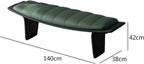 Modern Living Room Shoe Changing Stool Bedroom Leather Bed end Entryway(Large)