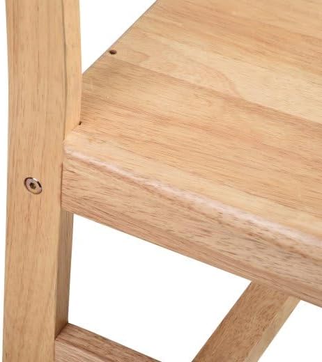 Constructive Playthings KRP-110 Classic Rubberwood Chair for Preschool and Classroom Seating, 10", Durable Classroom Furniture for Schools, Daycares & Learning Spaces