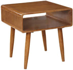 Boraam Alborg End Table - Rich Walnut Finish
