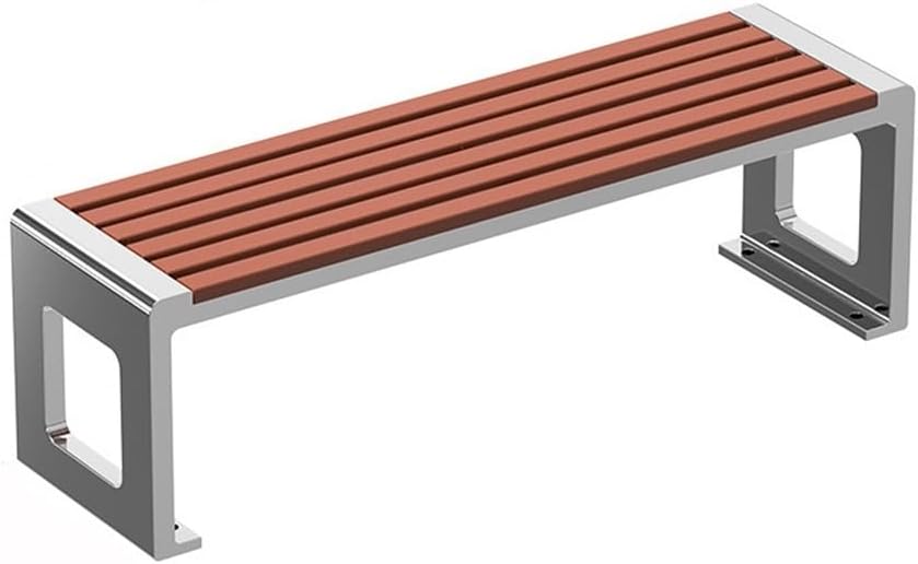 Garden Park Outdoor Benches Stainless Steel Square Community Seats Seat(XL)