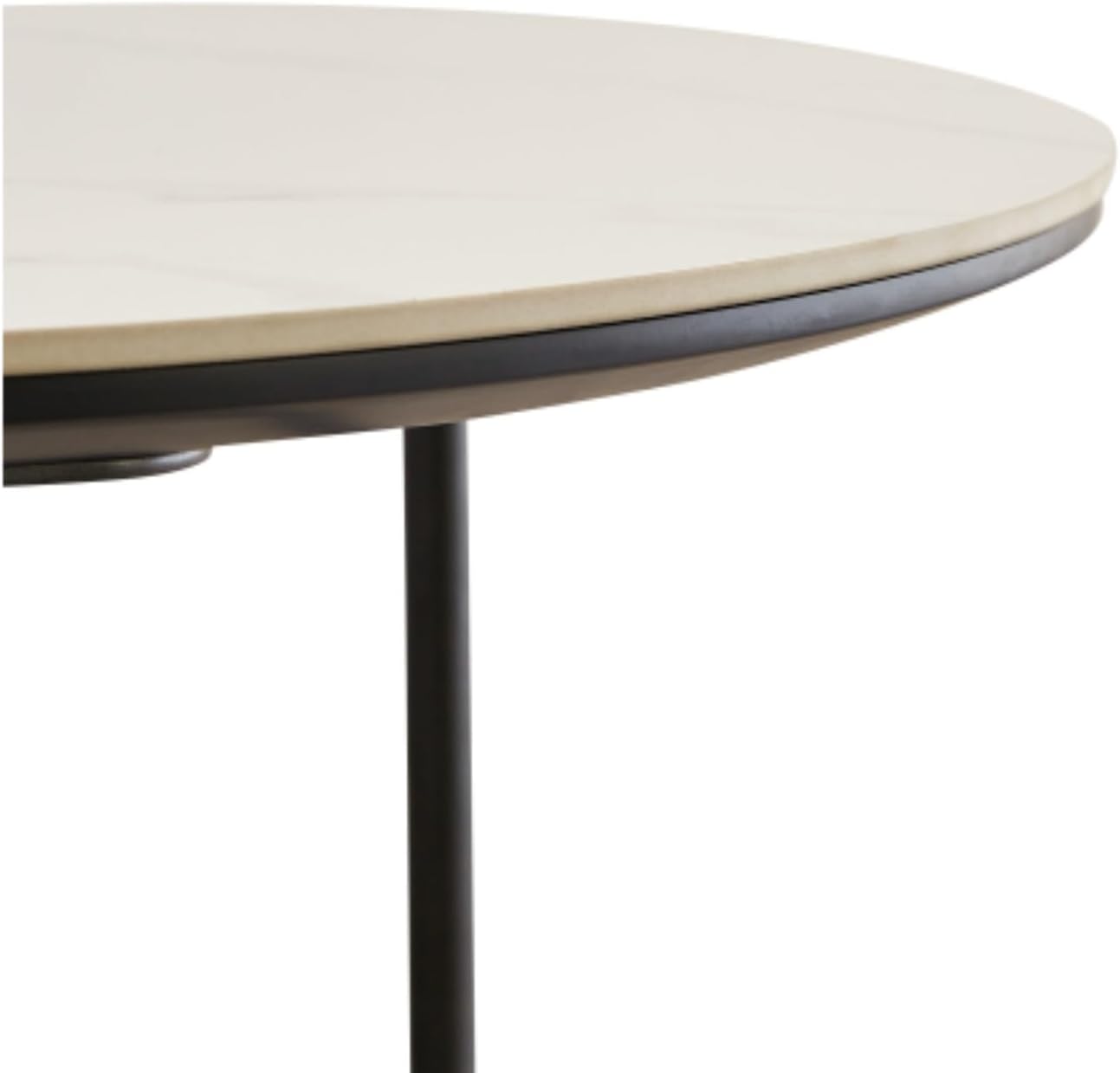 Side/End Table - Small Round Accent Table, Metal Gray Narrow Night Stands with Sharp, Ideal for Any Room-Side Tables Living Room, Bedroom, Tall Plant Stand Balcony, Indoor