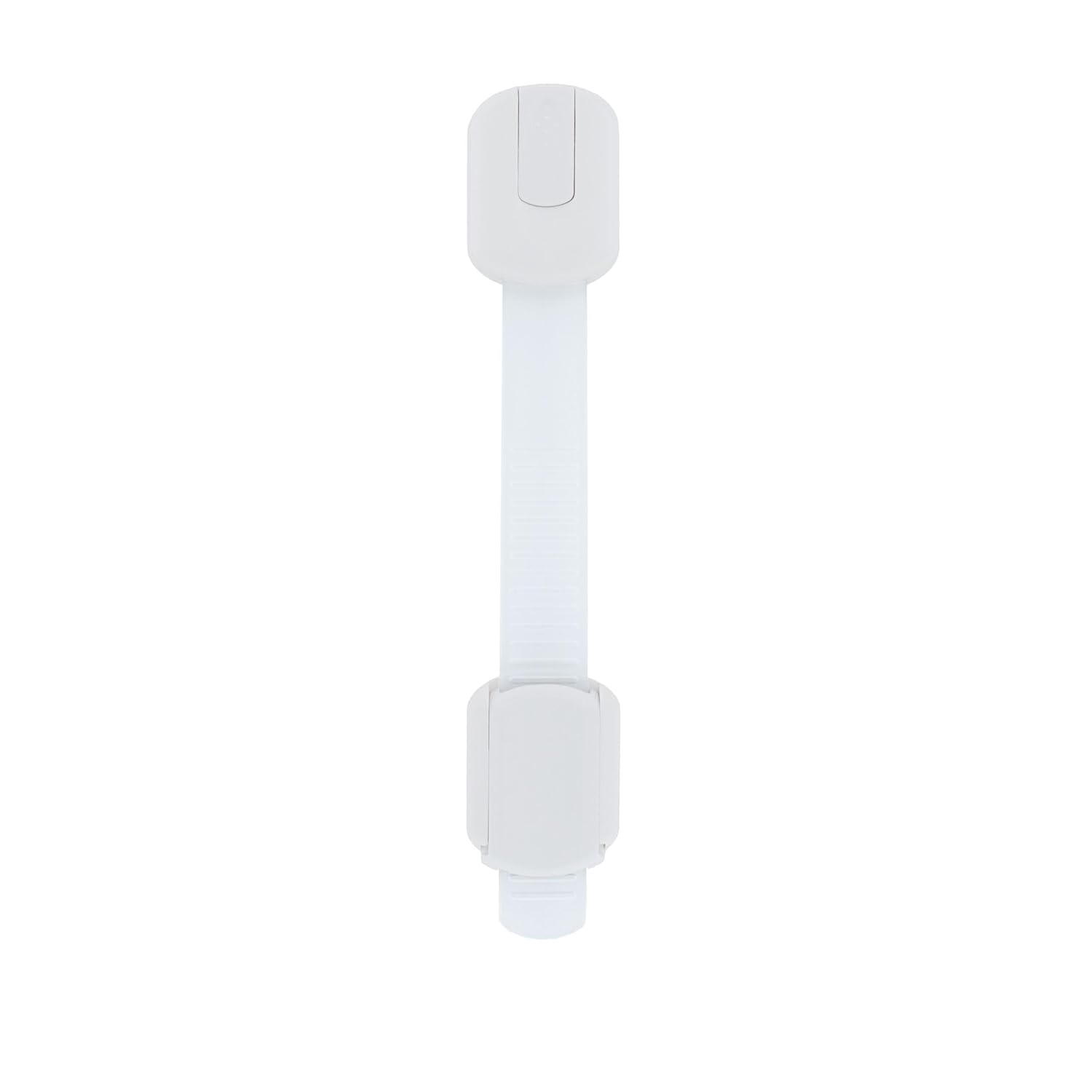 Nuby Multi-Use Child Safety Locks - 8 Pack - Baby Proof Latches for Cabinets, Drawers, Refrigerators, and Appliances - Fits Flat and Curved Surfaces