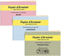 Papier d’Arménie Armenian Paper Incense 3-Pack, Tradition Armenia and Rose Scented Burning Papers for Home Fragrance, 108 Strips, Luxury French Incense Paper, Made in France Since 1885