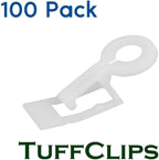 Novelty Lights C9 Tuff Flex Christmas Light Clips, Mount on Roofline Gutters/Shingles, 100 Pack