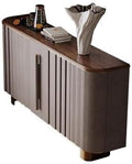 Entryway Cabinet Black Walnut Dining Side Home Wall Restaurant Modern Porch Decoration Cabinet Hotel Corridor Storage Rack Sideboard Storage Cabinet(160x40x90cm)