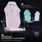 Secretlab Titan Evo Artic White Gaming Chair - Reclining, Ergonomic & Comfortable Computer Chair with 4D Armrests, Magnetic Head Pillow & 4-Way Lumbar Support - White - Fabric