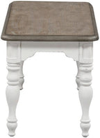 Liberty Furniture Industries Magnolia Manor Dining Bench (RTA), Antique White