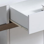 Modern Kitchen Pantry, White Buffet Storage Cabinet with 4 Shelves, Easy to Maintain, for Dining Room