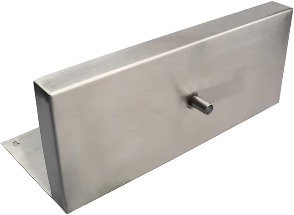 Stainless Steel Beer Drip Tray 12"x4.9" Wall ed with Drain Hole - Perfect for Homebrew, Craft Beer Dispenser, Bar Tool, Beve Serving Solut
