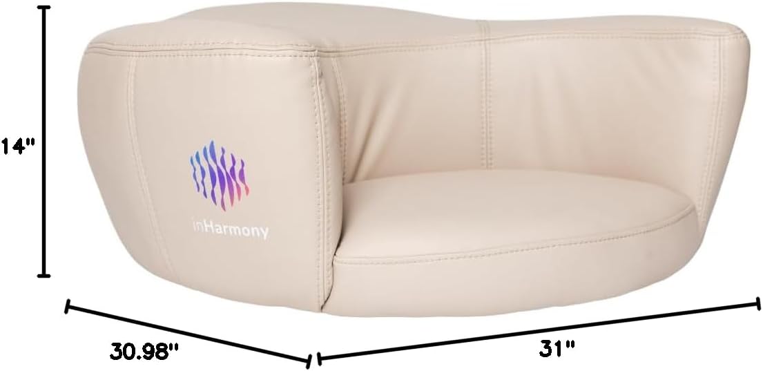 inHarmony Meditation Cushion - Upgrade Your Experience w/Vibroacoustic Therapy (VAT); Sound and Vibration Increase Focus, Mental Clarity, Reduce Anxiety and Stress