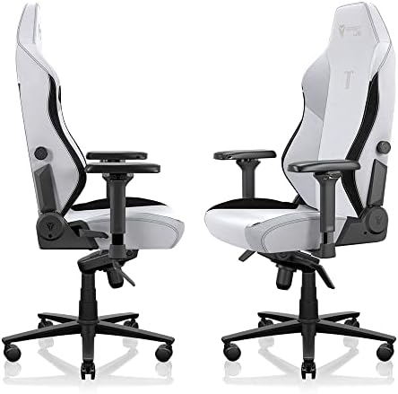 Secretlab Titan Evo Arctic White Gaming Chair - Reclining, Ergonomic, Heavy Duty Computer Chair with 4D Armrest, Magnetic Head Pillow & Lumbar Support - Big and Tall Up to 395lbs - White - Fabric