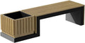 Patio Benches for Outdoors Shopping Mall Leisure Chair Outdoor Flower Pot Seat Combination Square Waiting Gazebo Creative Box Public Stool Garden Benches for Outdoors