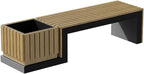 Patio Benches for Outdoors Shopping Mall Leisure Chair Outdoor Flower Pot Seat Combination Square Waiting Gazebo Creative Box Public Stool Garden Benches for Outdoors