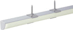 hunhun 10-Pack 6.6ft/ 2Meter V Shape LED Aluminum Channel System with Milky Cover, End Caps and Mounting Clips, Aluminum Profile for LED Strip Light Installations, Very Easy Installation