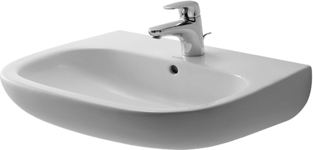 Washbasin 60 cm D-Code with of. with tp 1 th white