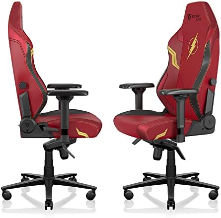 Secretlab Titan Evo Flash Gaming Chair - Reclining - Ergonomic & Comfortable Computer Chair with 4D Armrests - Magnetic Head Pillow & 4-Way Lumbar Support - Red - Leatherette