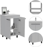 Floor Cabinet W/Storage Drawers, Storage Locker with Two Shelves, for Bathroom Kitchen,for Kitchen Home