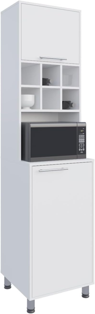 Kitchen Pantry, 2 Doors, 4 Legs, 8 Shelves ﻿